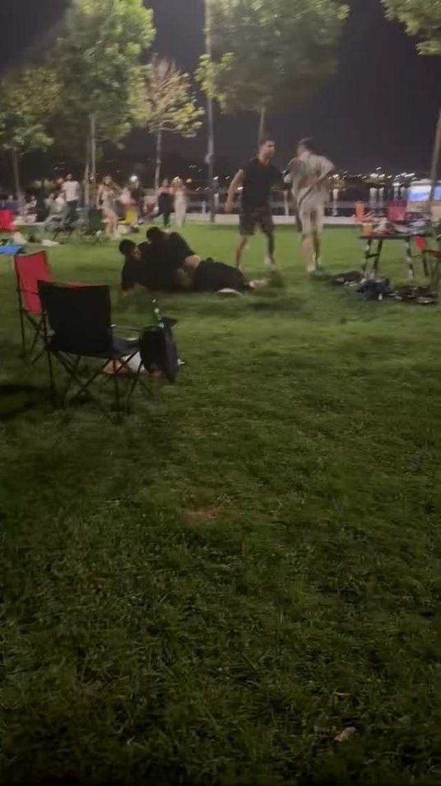 Pikniğe gidip dayak yediler: Yumruklar, sopalar havada uçuştu!