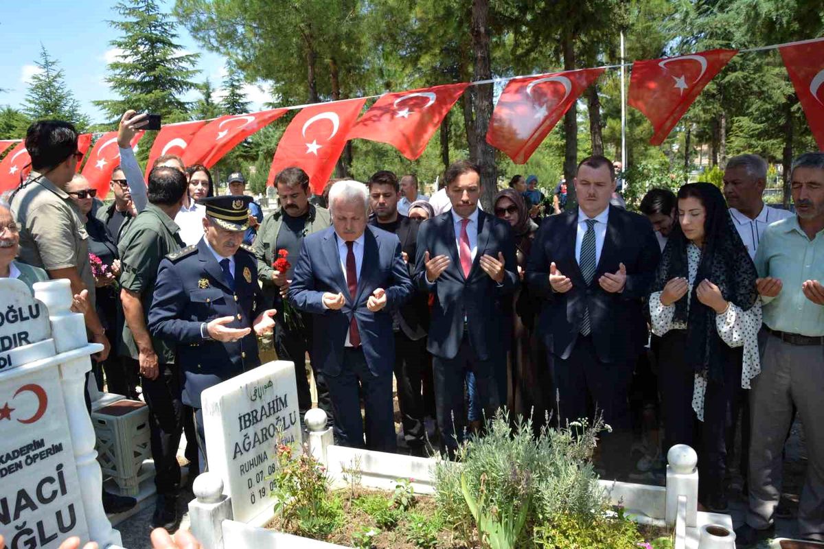 Korkuteli\'nde 15 Temmuz Şehidi Yasin Naci Ağaroğlu Anıldı