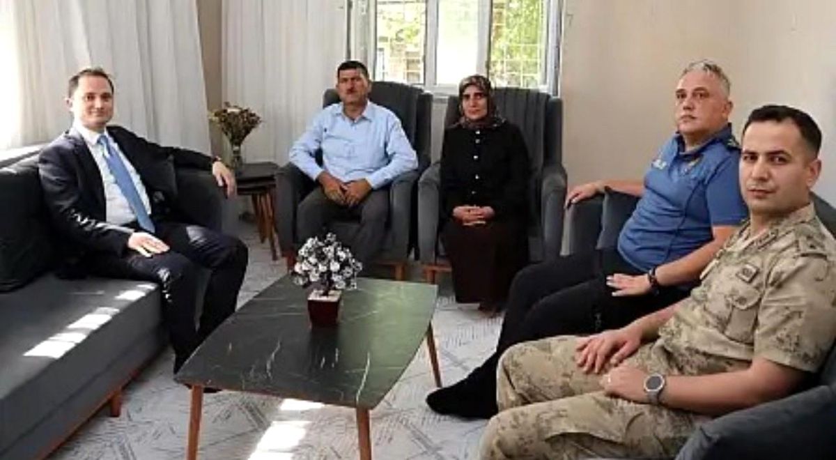 Kaymakam Başara\'dan şehit ailelerine ziyaret