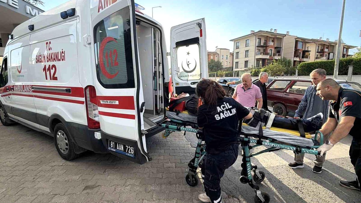 Düzce\'de Elektrikli Bisiklet Kazası