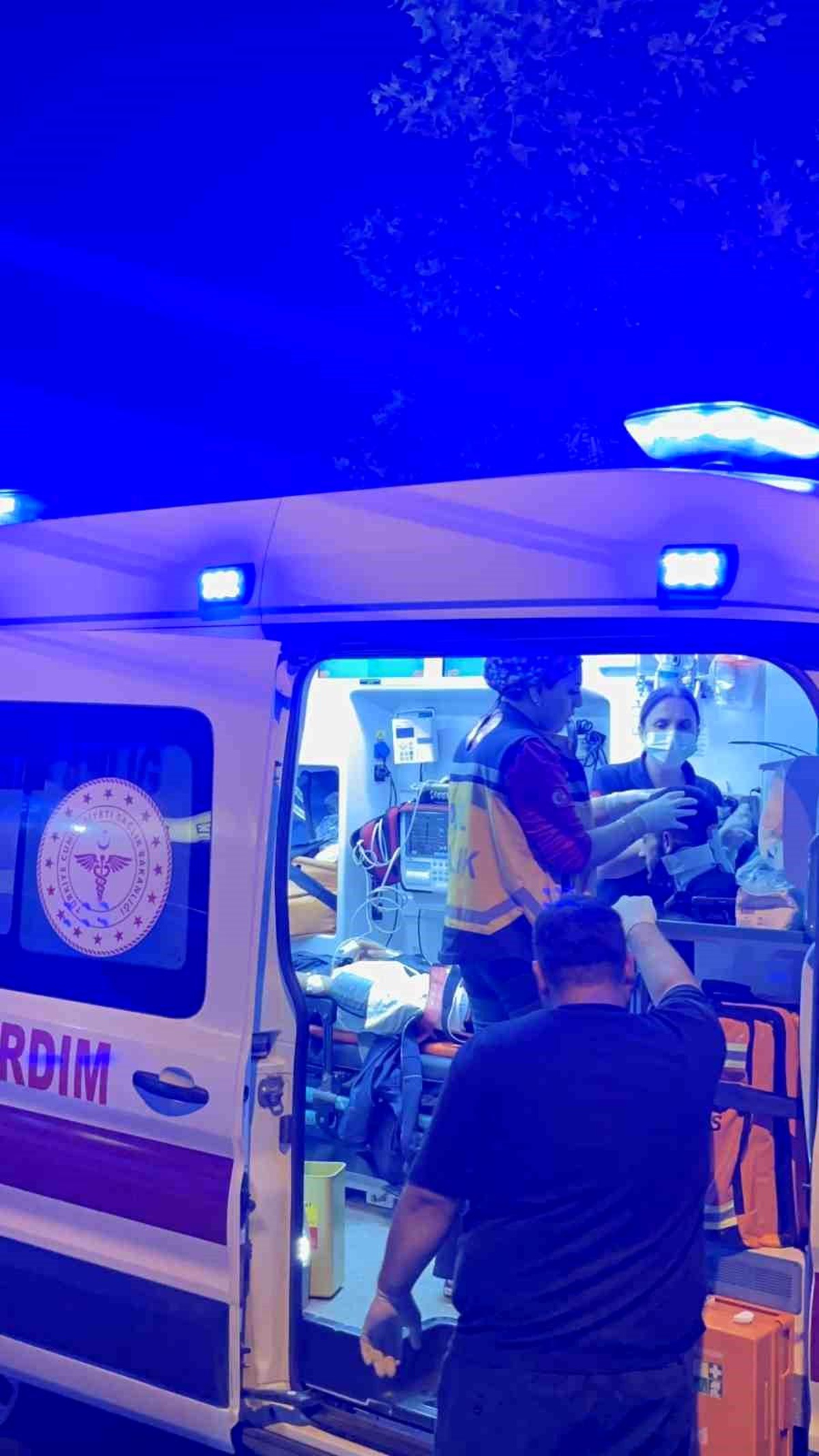 Çorlu\'da Zincire Çarpan Motosiklet Kazası