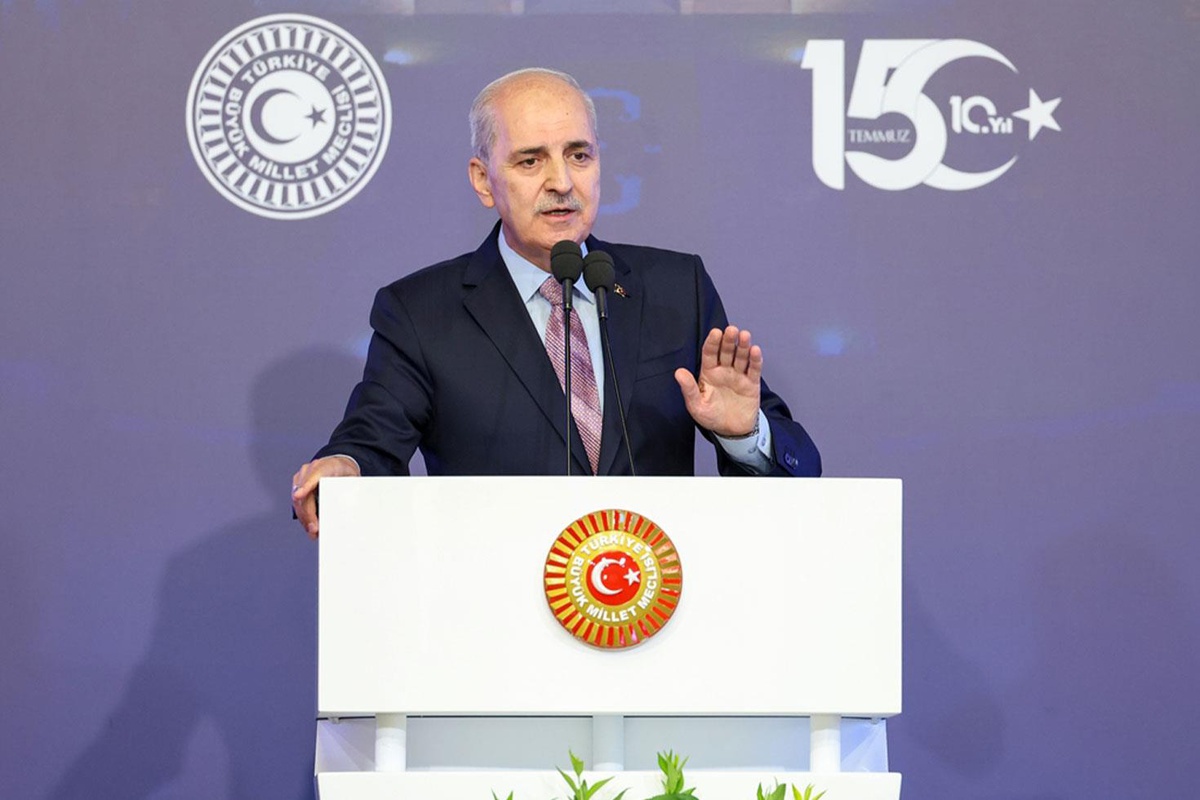 TBMM Başkanı Kurtulmuş, 15 Temmuz Demokrasi ve Milli Birlik Günü Anma Töreni\'nde konuştu