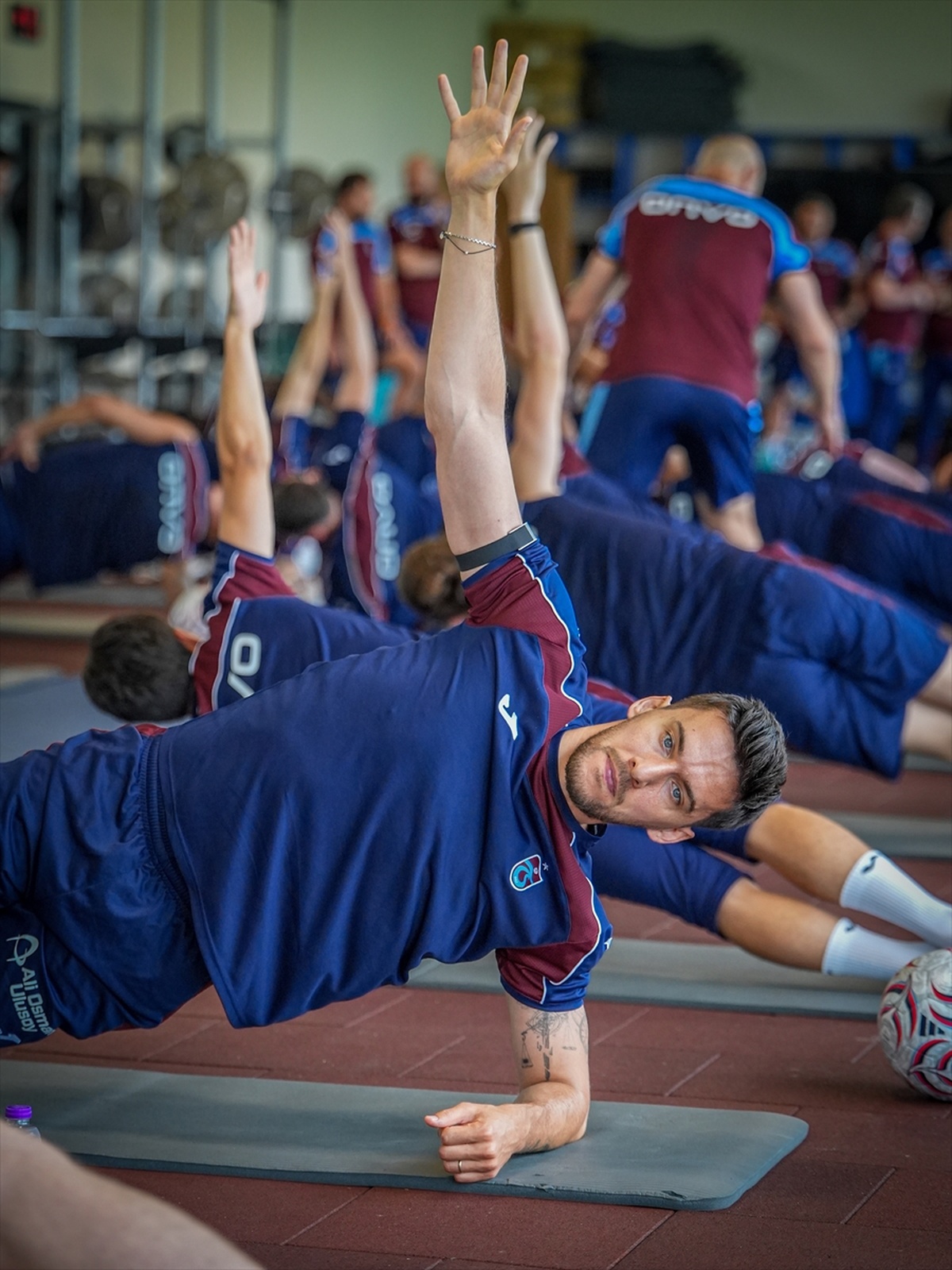 Trabzonspor Çift Antrenmana Devam Ediyor