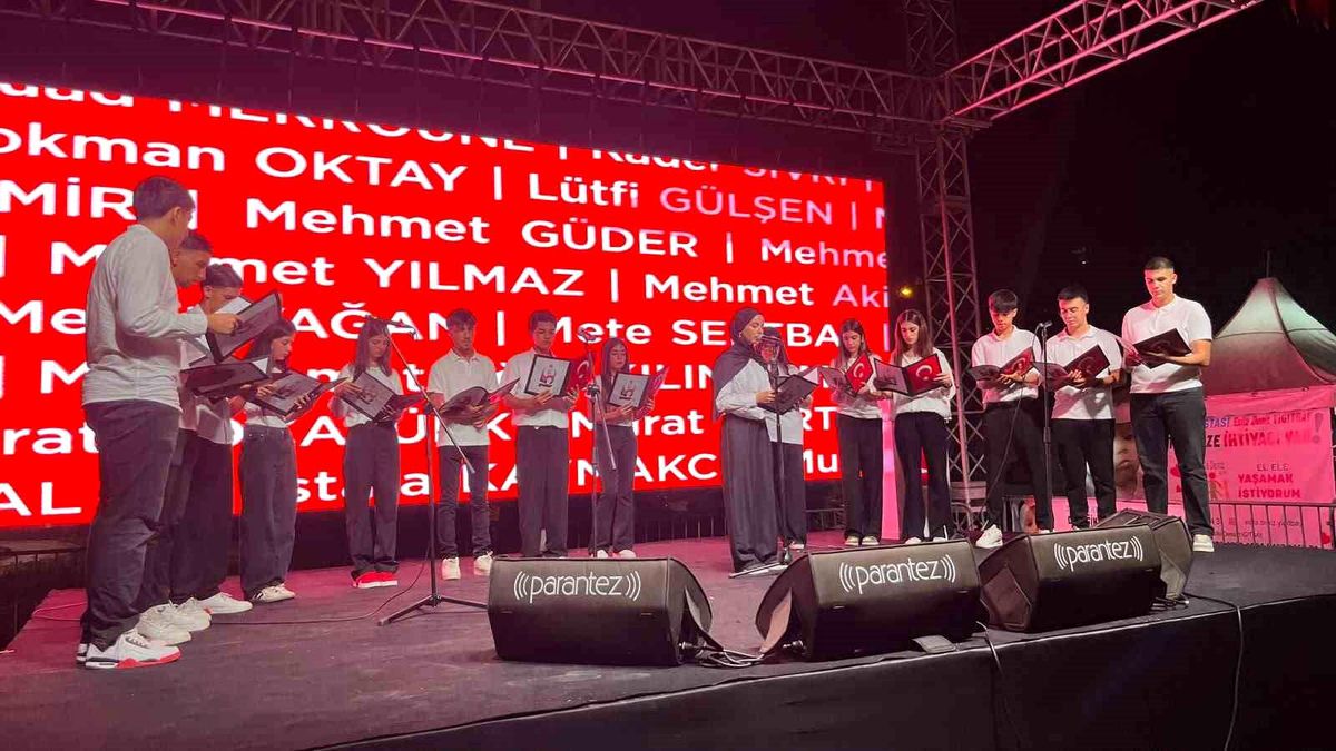 Alanya\'da 15 Temmuz\'un 10. yılı anıldı