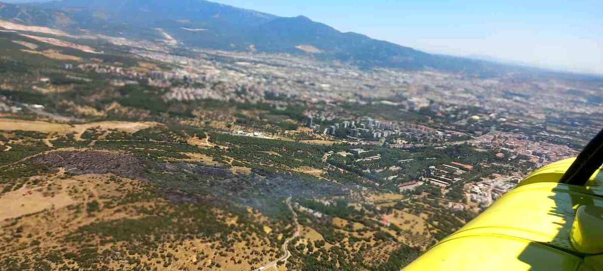 İzmir\'de Orman Yangını Kontrol Altına Alındı