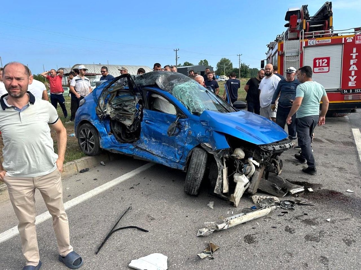 Sakarya\'da Trafik Kazası: 1 Yaralı