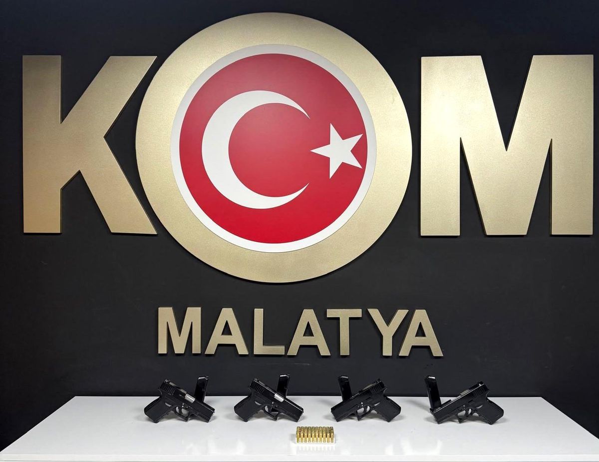 Malatya\'da Ruhsatsız Silah Operasyonu