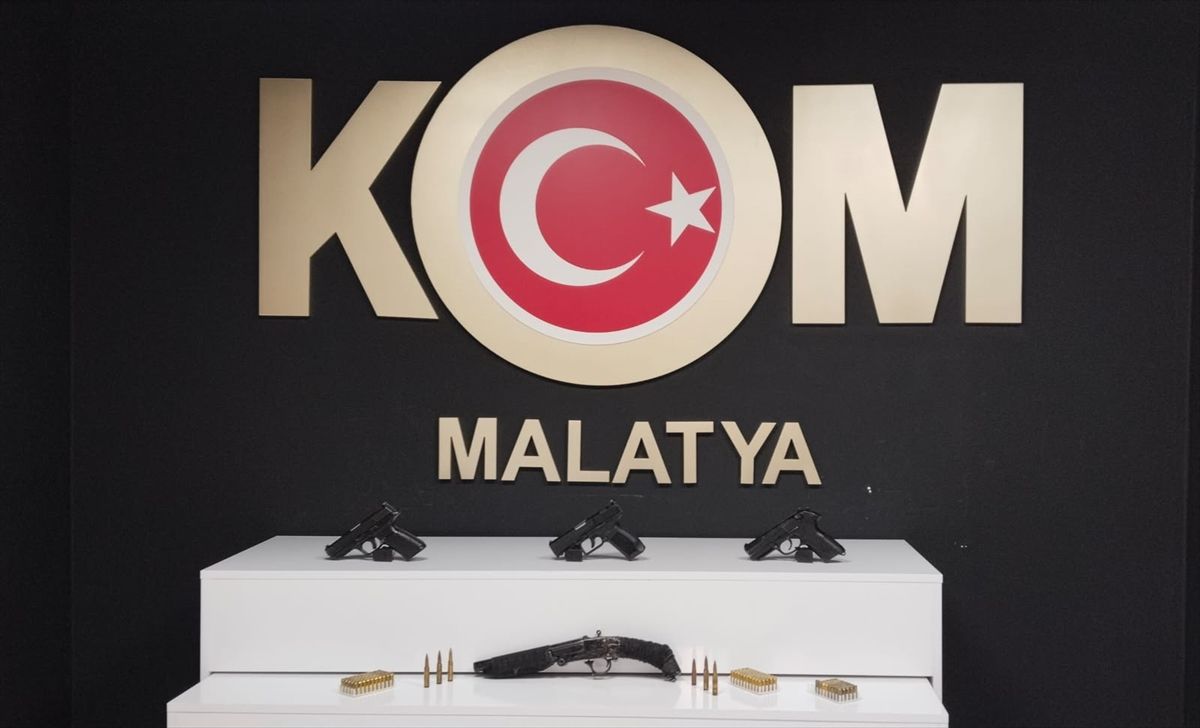 Malatya\'da Ruhsatsız Silah Operasyonu