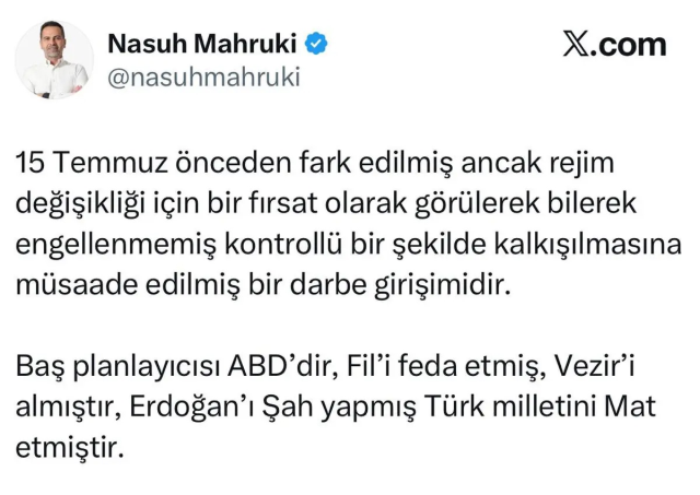 Nasuh Mahruki 15 Temmuz Payla m Nedeniyle G zalt na Al nd Son Dakika Nasuh Mahruki 15 Temmuz Payla m Nedeniyle G zalt na Al nd Son Dakika