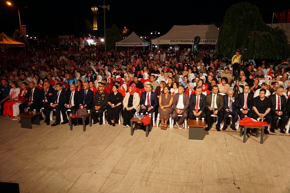 Trakya\'da 15 Temmuz anma programları