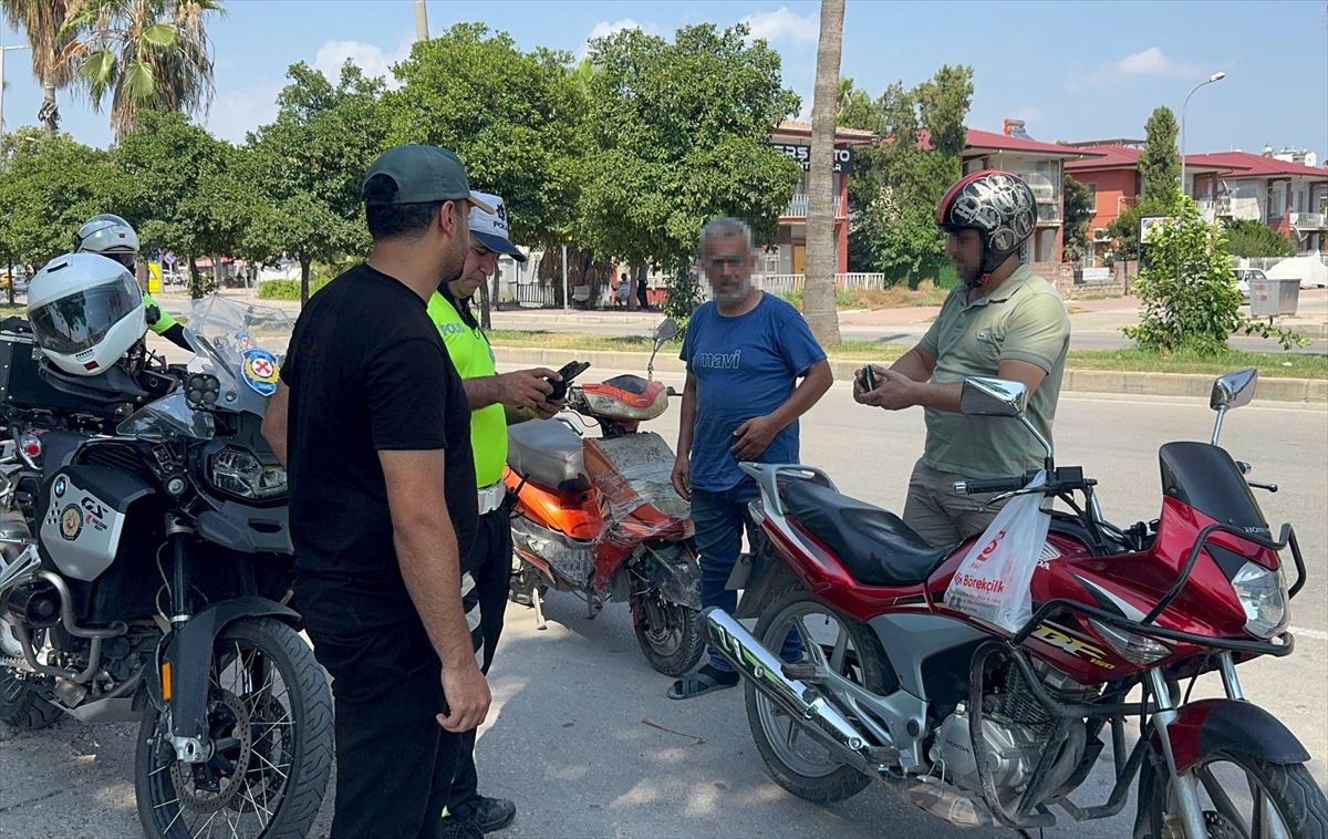 Adana\'da Motosiklet Denetimi: 25 Ceza Kesildi