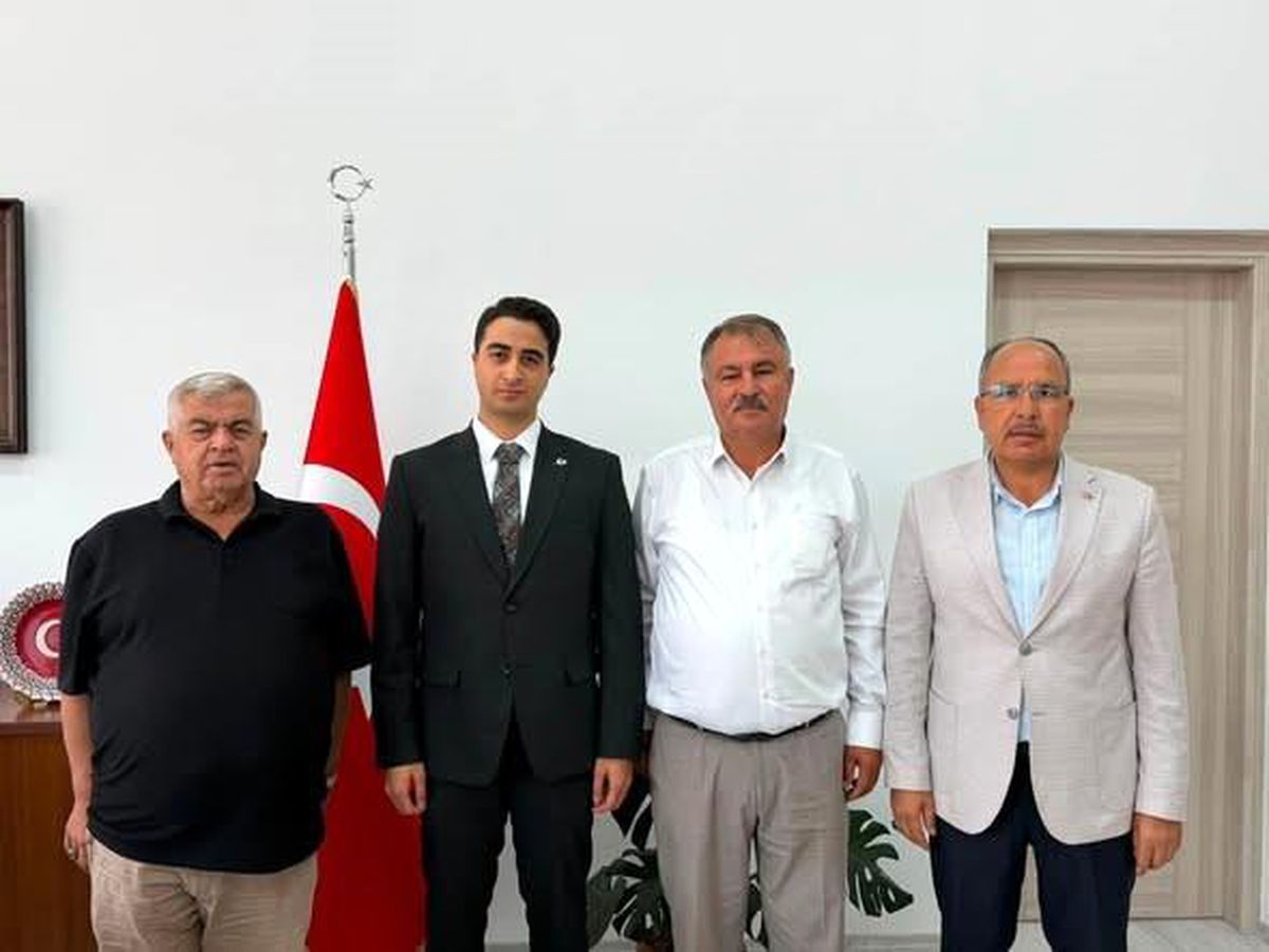 Başkan Pütün\'den yeni Kaymakam Haydari\'ye hayırlı olsun ziyareti