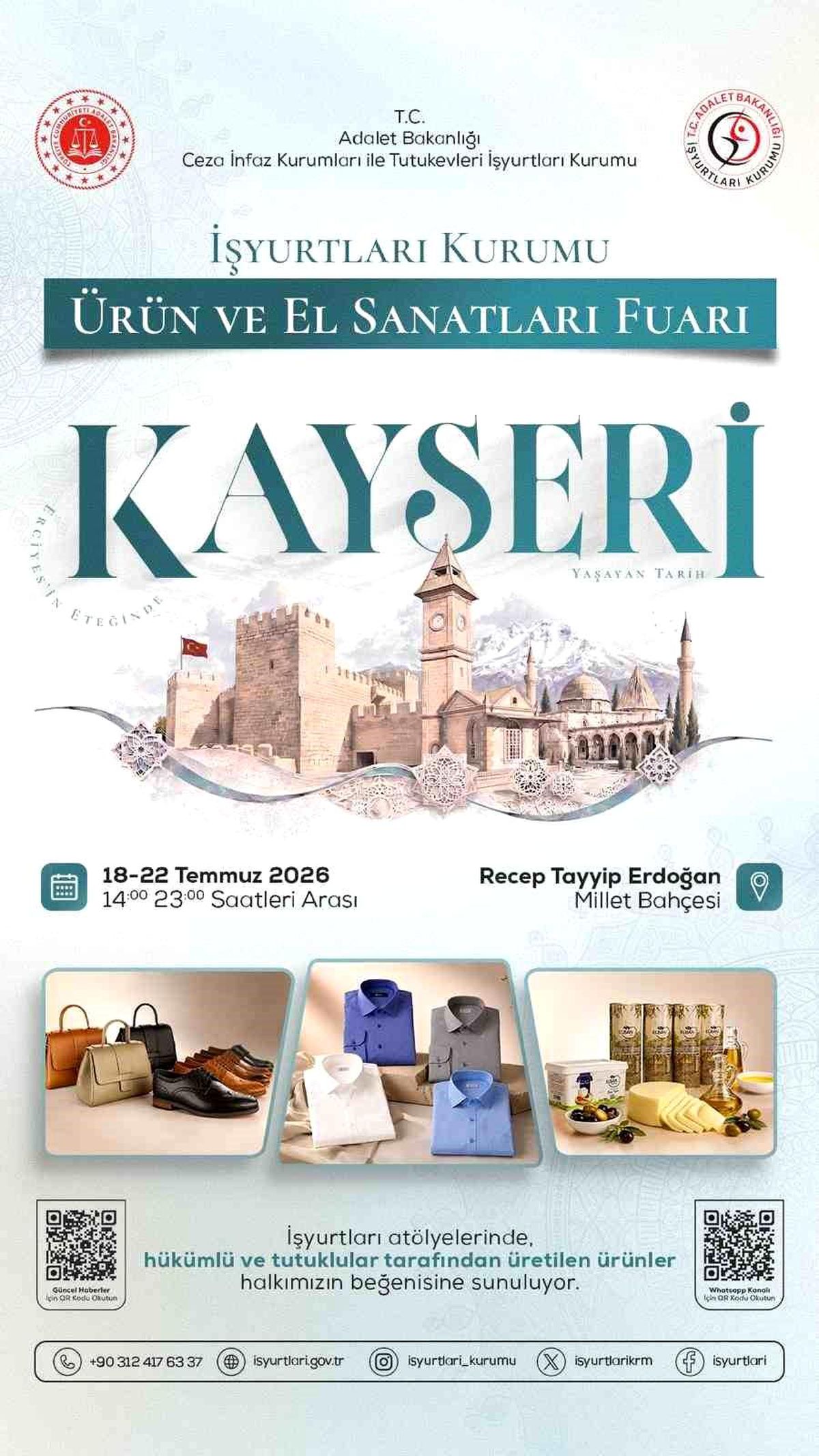 Kayseri\'de Ceza İnfaz Kurumları El Sanatları Fuarı