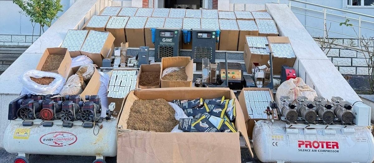 Sakarya\'da 1050 kg Kaçak Tütün Ele Geçirildi