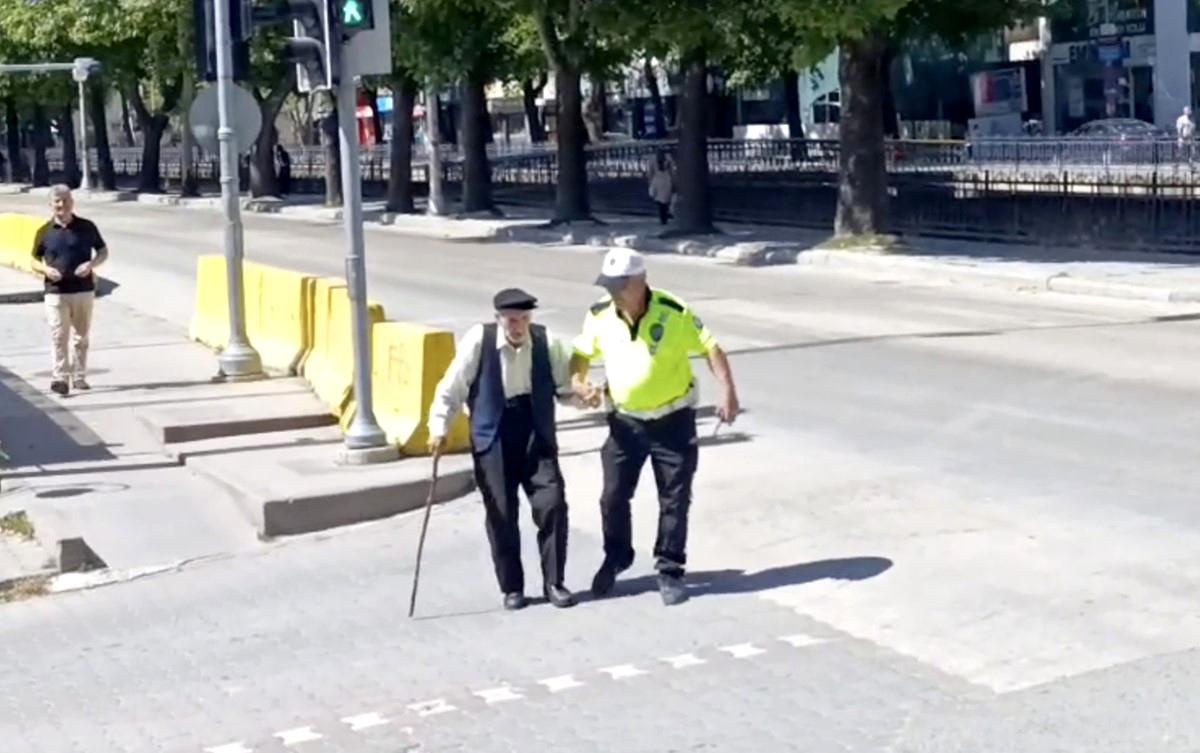 Polis Memurundan Anlamlı Destek
