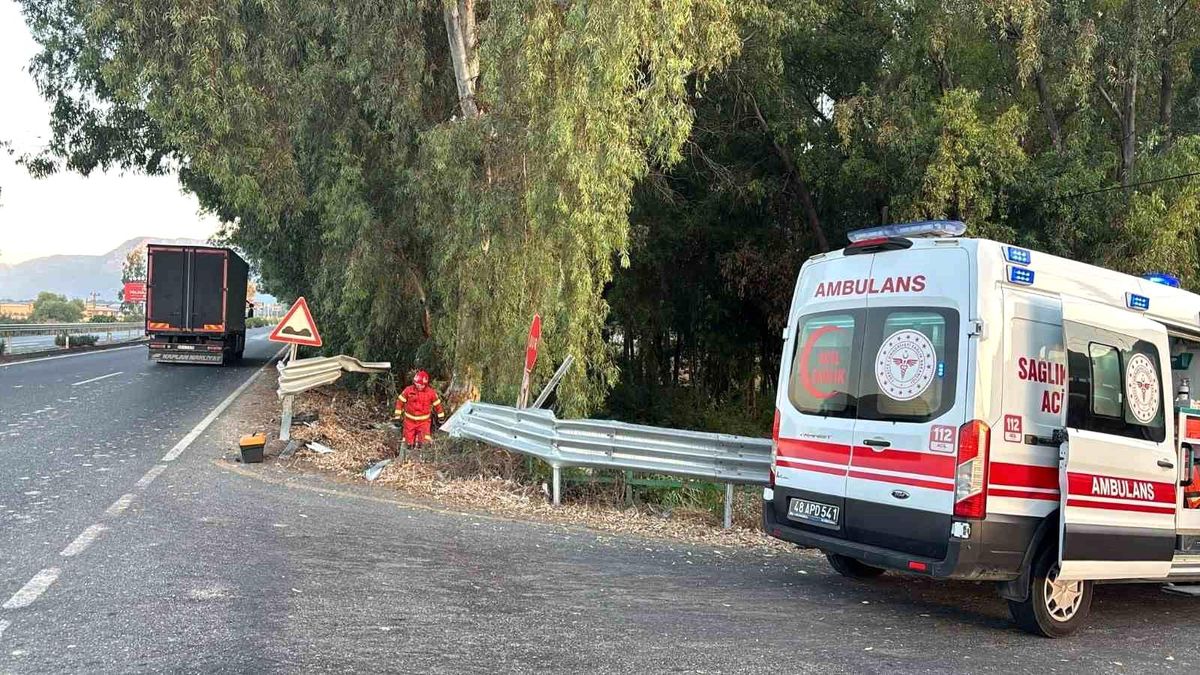 Muğla\'da Tek Taraflı Kaza: 1 Ölü