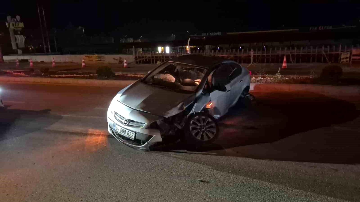 Alkollü Sürücü Kaza Yaptı