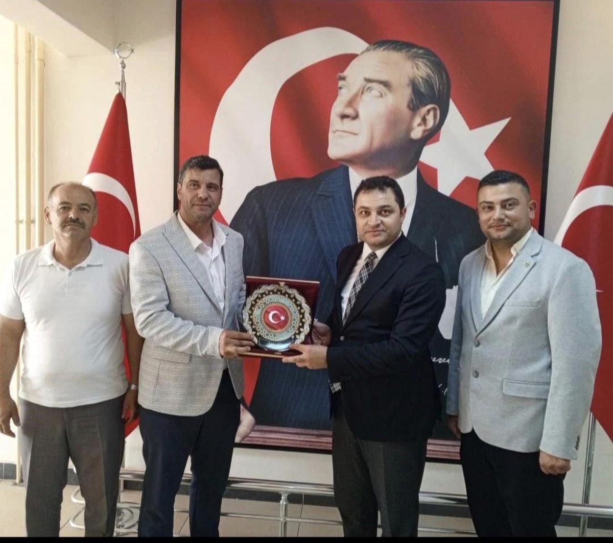Esnaf Odası Başkanlarından Kaymakama Ziyaret