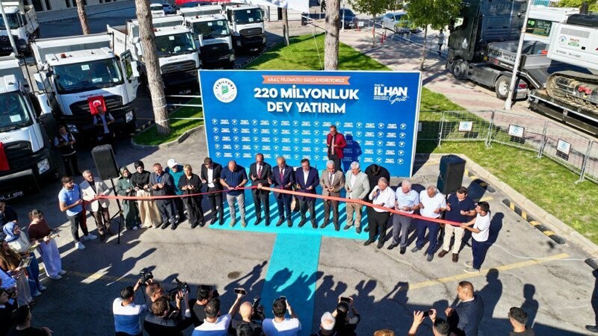 Yeşilyurt\'a 31 Yeni Araç Tanıtıldı