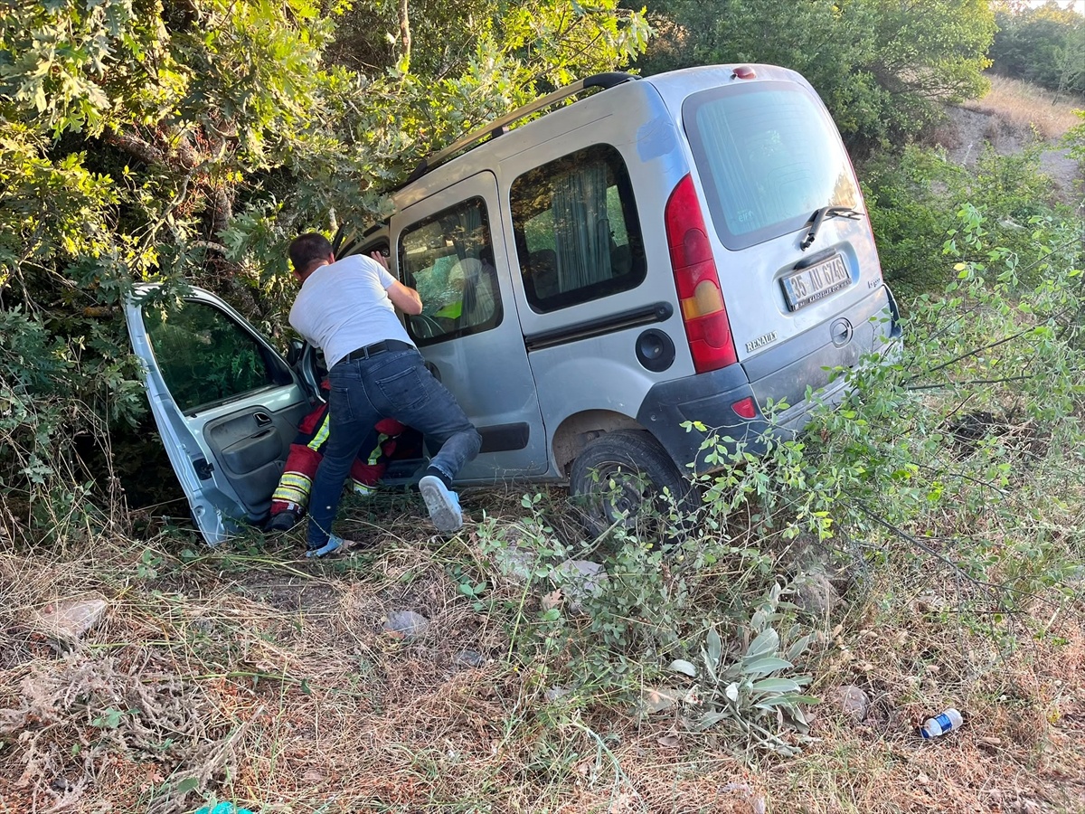 Sındırgı\'da Trafik Kazası: 1 Yaralı