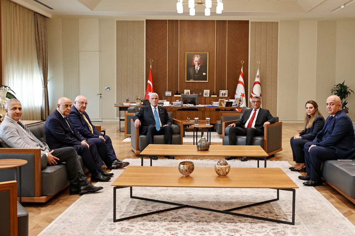 Erhürman, İYİ Parti Başkanı Dervişoğlu\'nu Kabul Etti