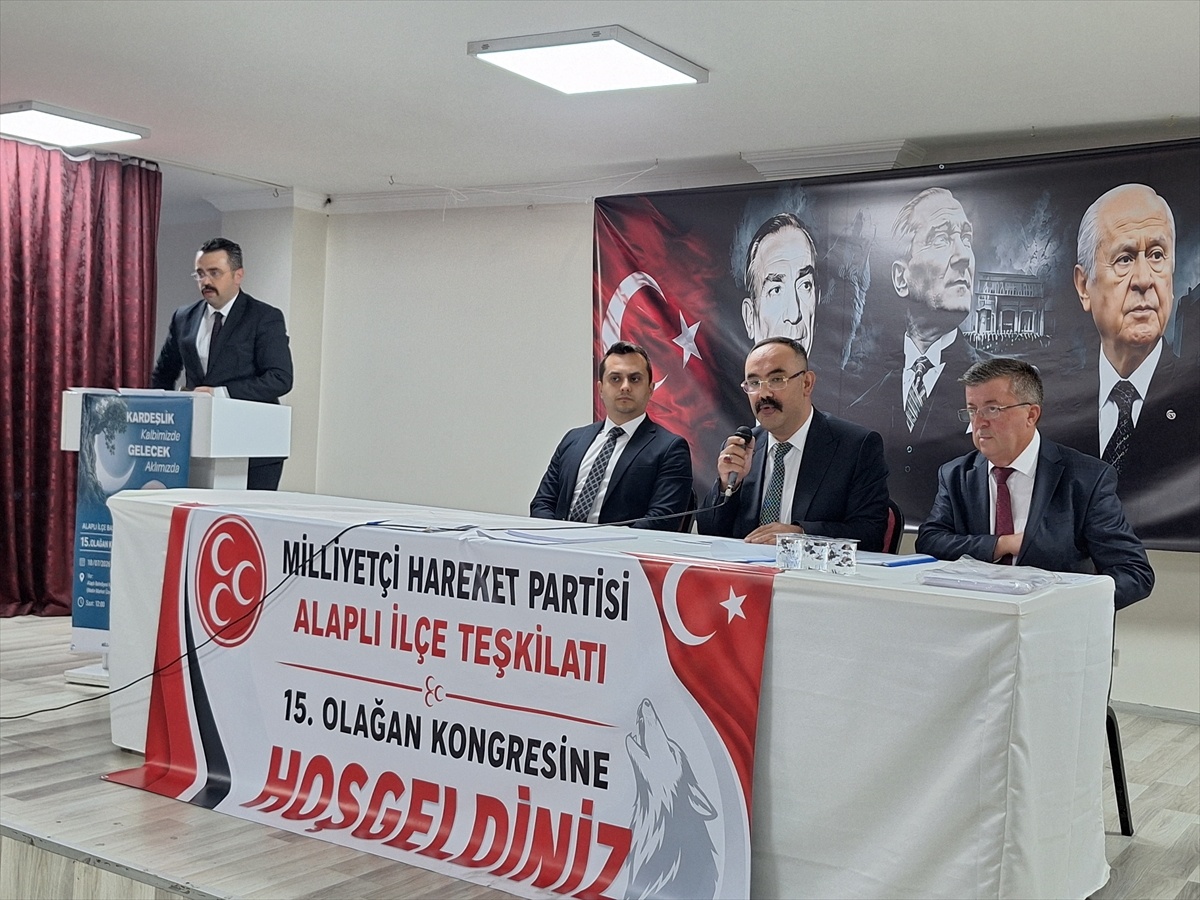 Özgür Sökmen MHP Alaplı İlçe Başkanı Seçildi