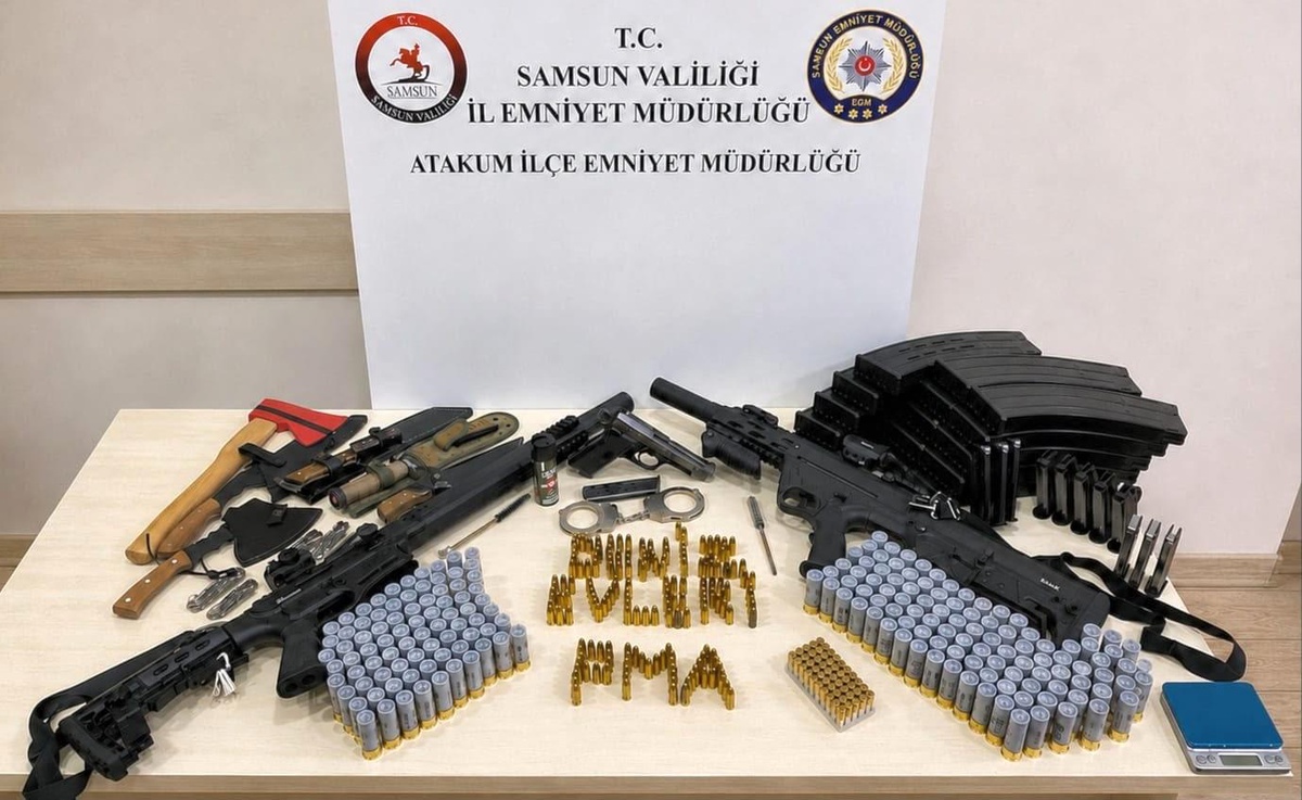 Samsun\'da Silah Operasyonu