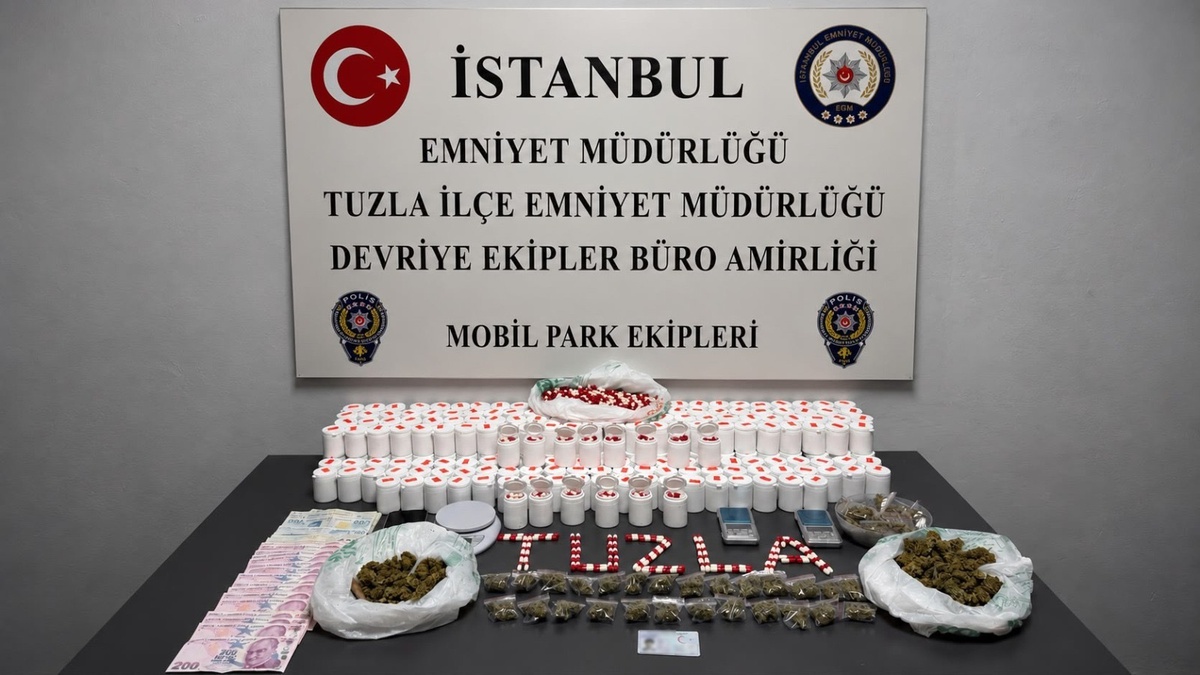 Tuzla\'da Dronlu Uyuşturucu Operasyonu
