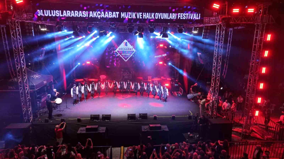 34. Uluslararası Akçaabat Müzik ve Halk Oyunları Festivali sona erdi