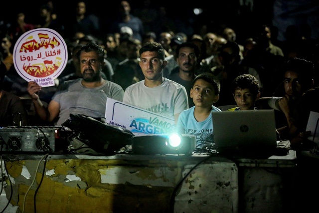 Gazze'de İspanya'nın Dünya Kupası şampiyonluğu sevinçle karşılandı