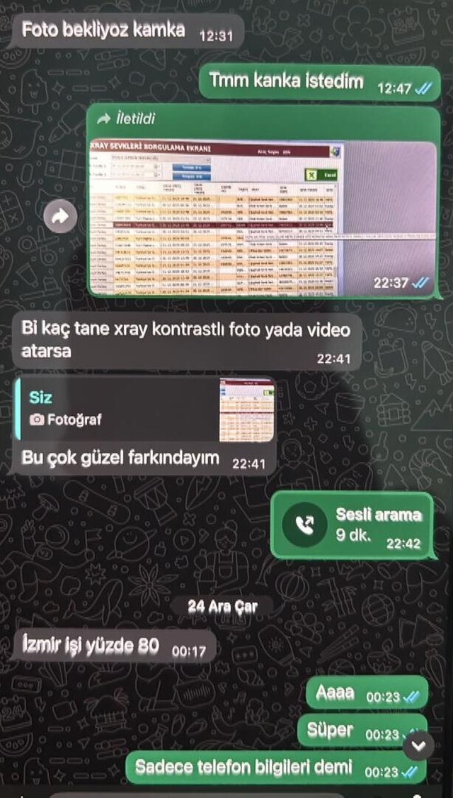 Memurların rüşvet yazışmaları! <a class='keyword-sd' href='/uyusturucu/' title='Uyuşturucu'>Uyuşturucu</a> taşıyan tır için 270 bin Euro istemişler