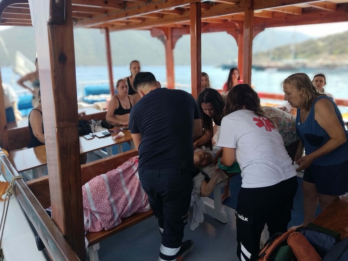Yunanistan\'dan Bodrum\'a Acil Tedavi Transferi