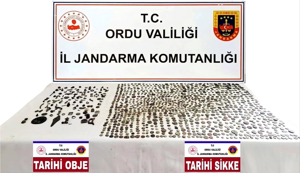 Ordu\'da Tarihi Eşya Operasyonu