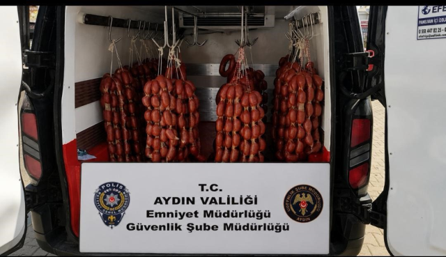Aydın’da piyasa değeri 2 milyon lirayı bulan tonlarca tağşişli ürüne el konuldu