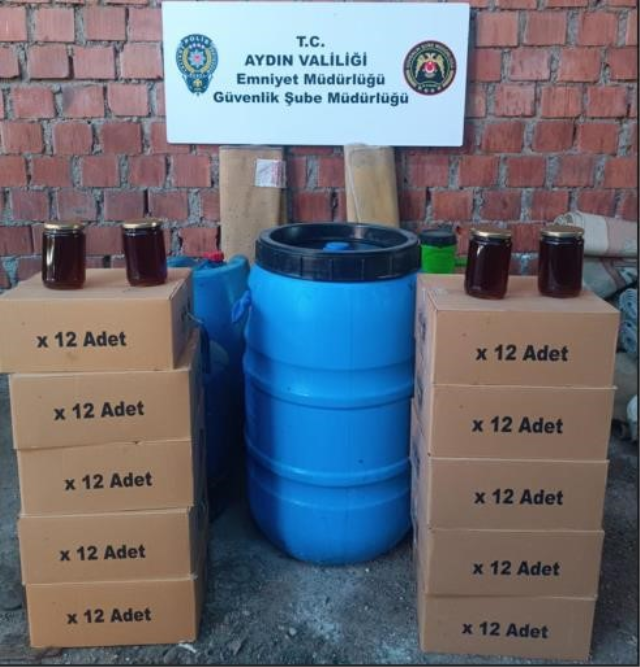 Aydın’da piyasa değeri 2 milyon lirayı bulan tonlarca tağşişli ürüne el konuldu