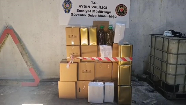 Aydın’da piyasa değeri 2 milyon lirayı bulan tonlarca tağşişli ürüne el konuldu
