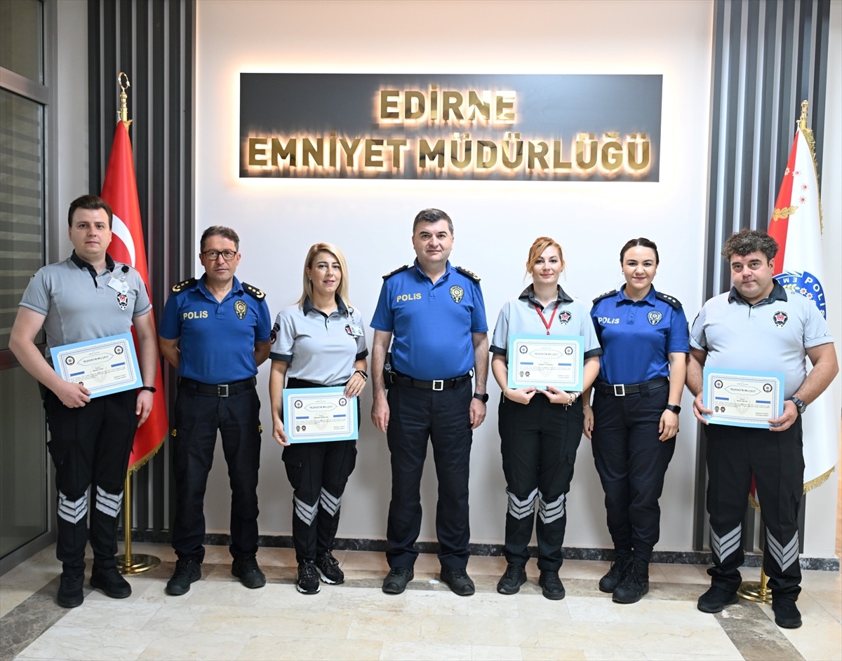 Edirne Emniyet Müdürü\'nden Güvenlik Görevlilerine Teşekkür