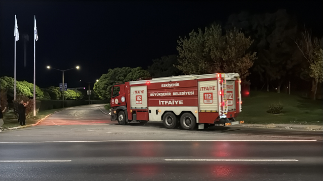 Eskişehir'de TUSAŞ fabrikasında yangın çıktı