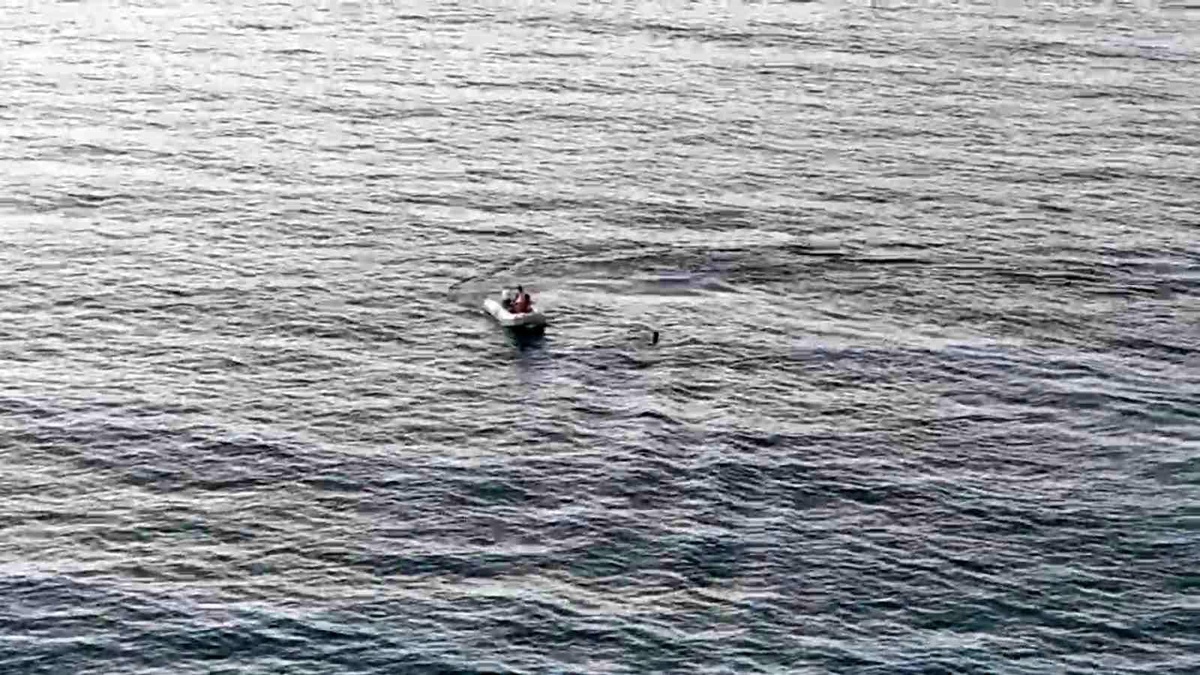 Dron ile Boğulma Tehlikesi Kurtarıldı