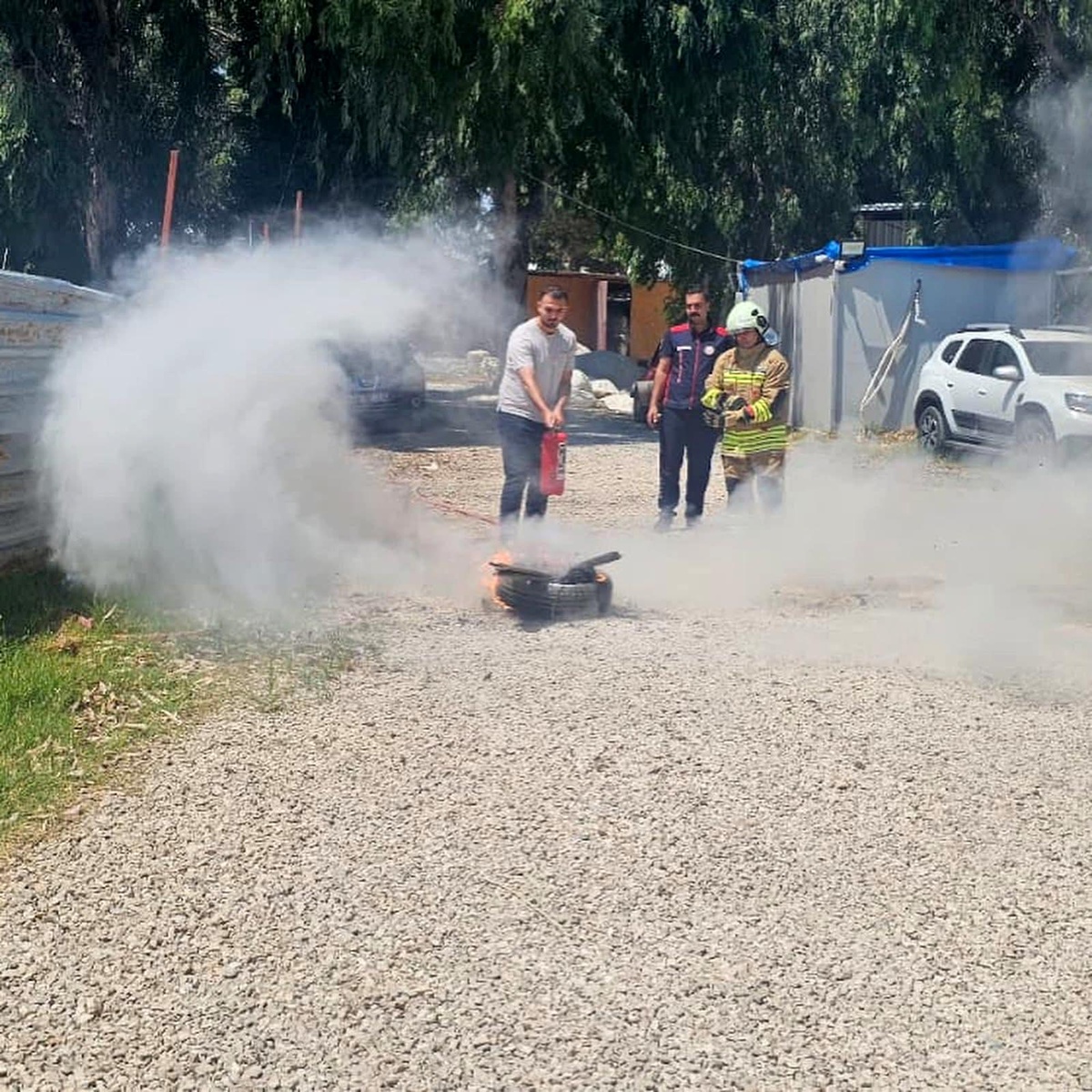 Hatay\'da Yangın Eğitimi ve Tatbikatı Düzenlendi
