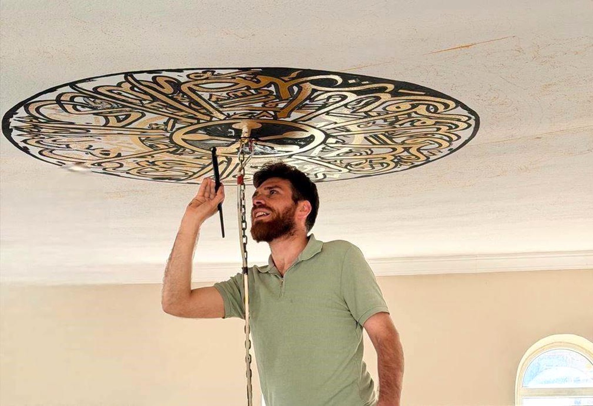 Çelebiler Köyü Camii\'nde Sanatla Yenileme