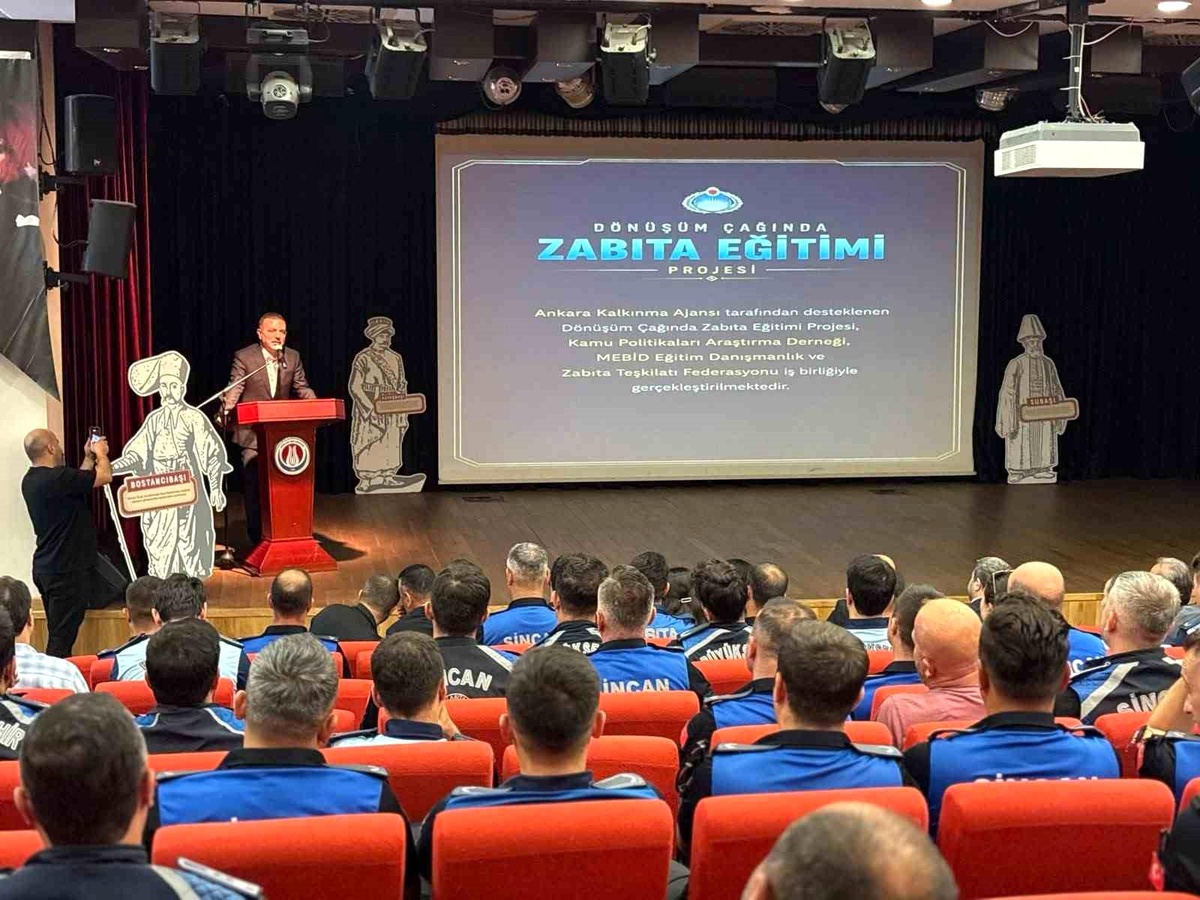Sincan Belediyesi\'nden zabıta personeline mesleki gelişim eğitimi