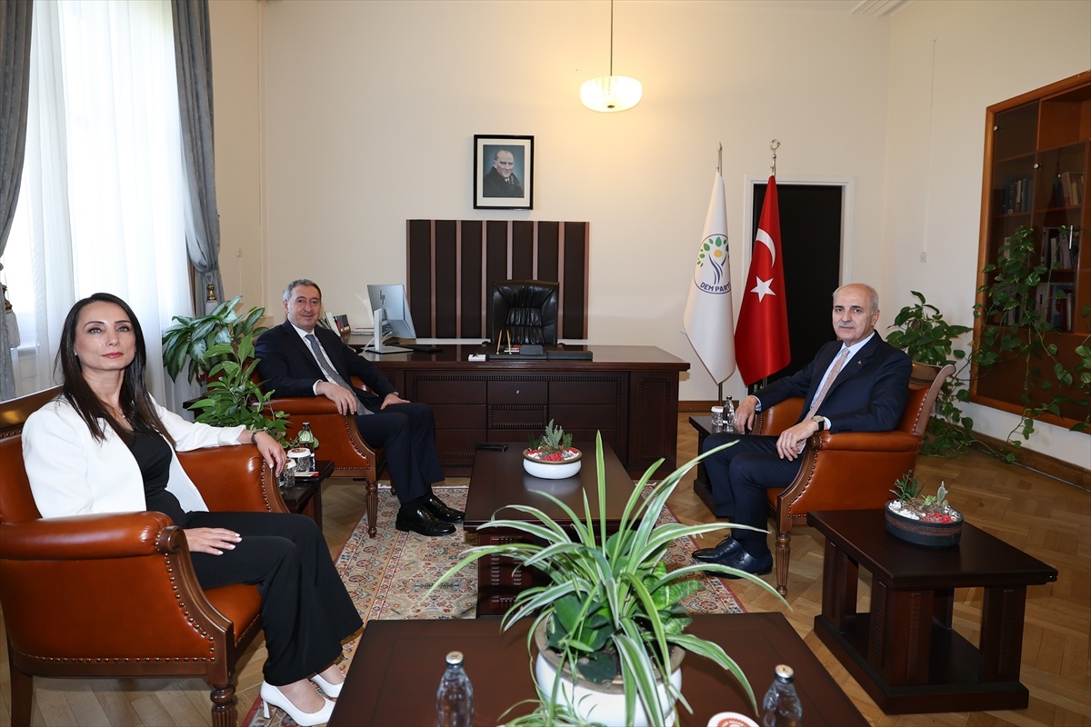 Kurtulmuş, DEM Parti Eş Başkanlarıyla Görüştü