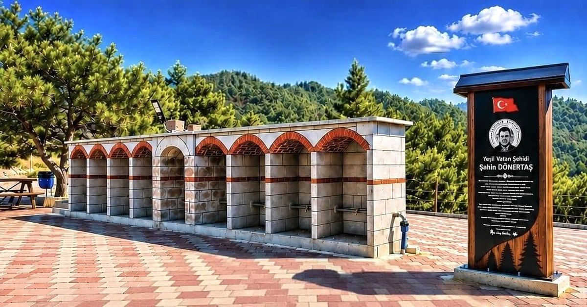 Orman şehidi Dönertaş\'ın adı şifalı su çeşmesinde yaşatılacak