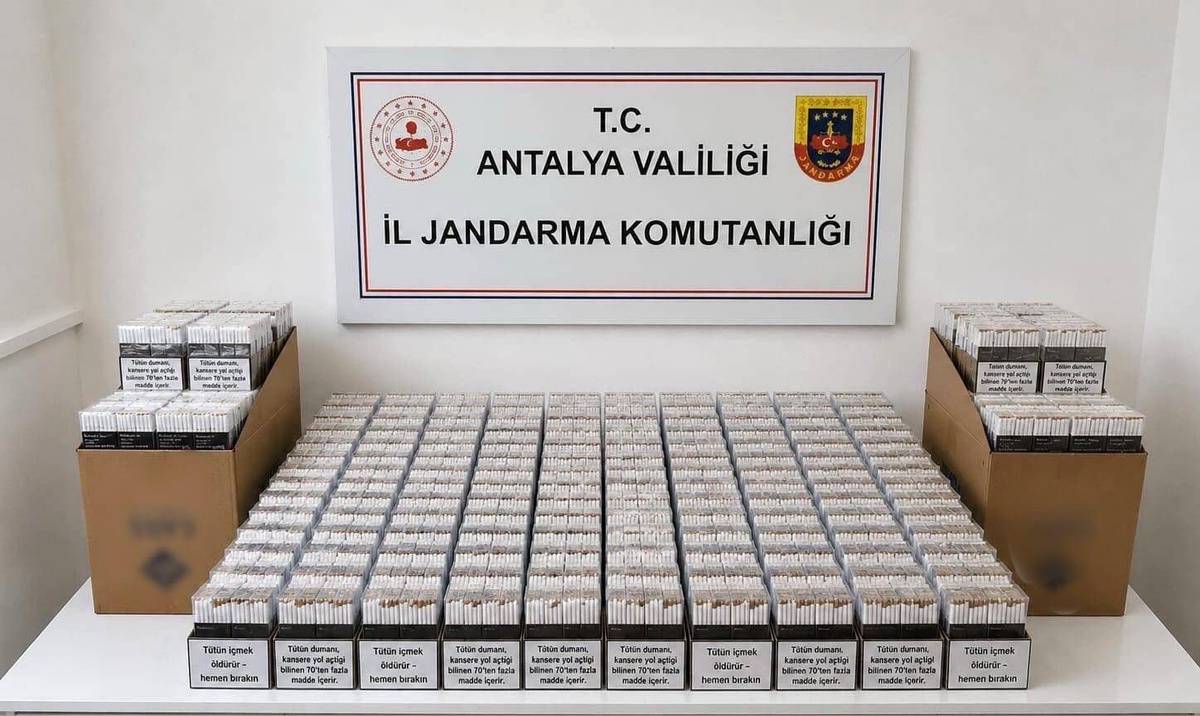 Alanya\'da Kaçak Tütün Operasyonu