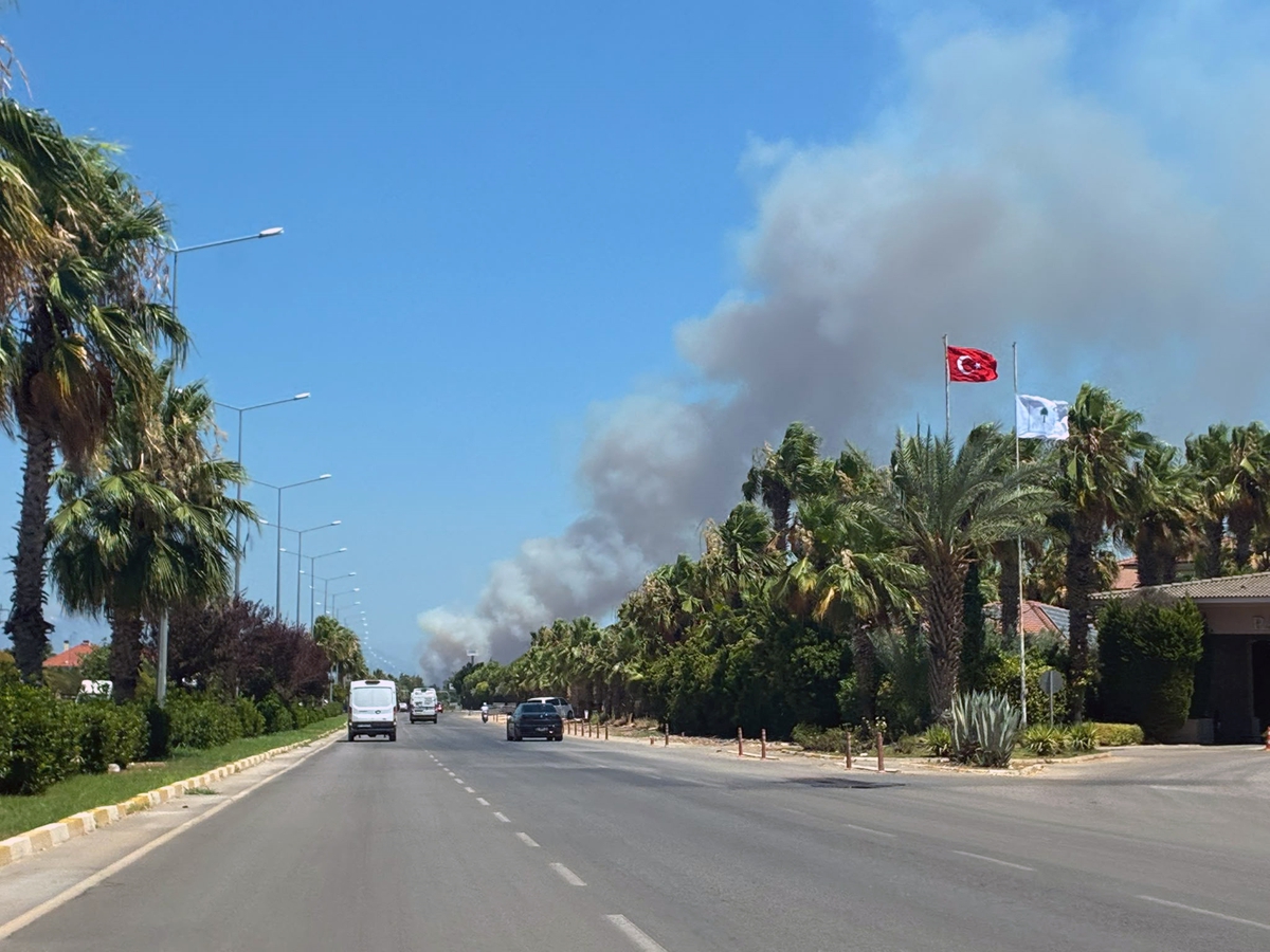 Kepez\'de Orman Yangını