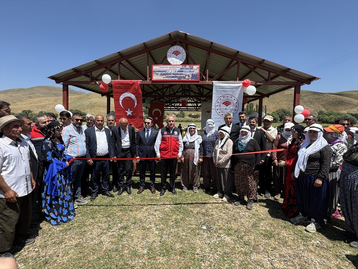Hakkari\'de Gölgelik Süt Sağım Alanı Açıldı