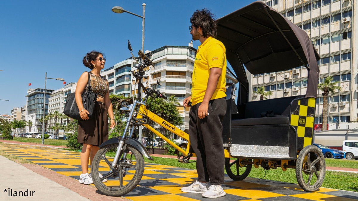 İzmir\'de Bisicab Projesi Başladı