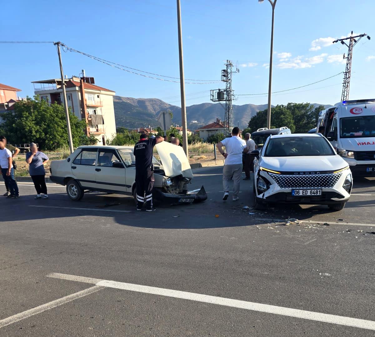 Isparta\'da Trafik Kazası: 1 Yaralı