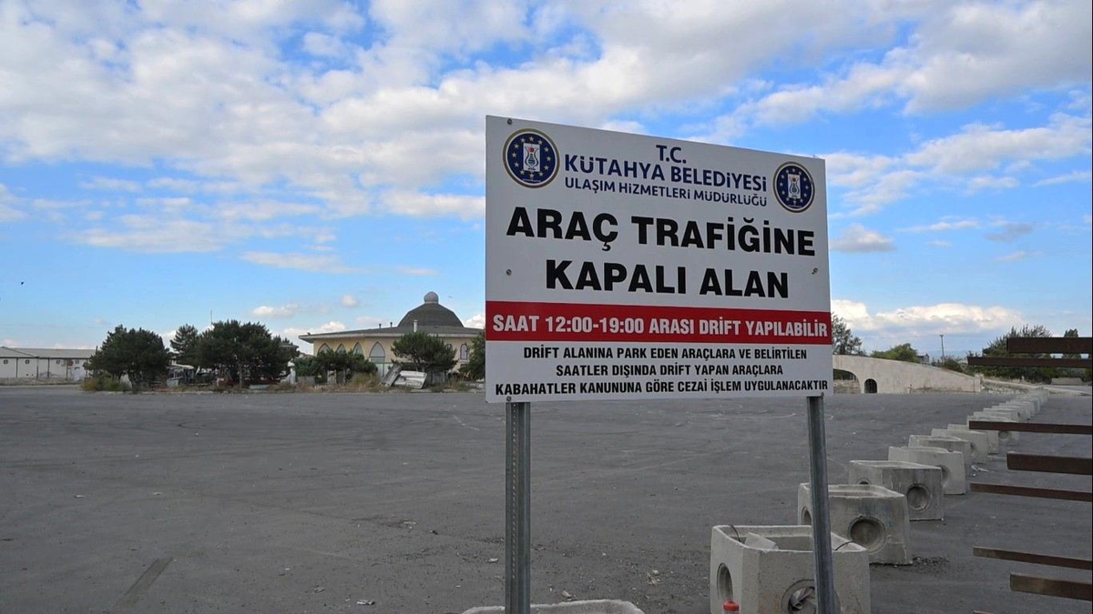 Kütahya\'da gürültü ve güvenlik şikâyetleri sonrası drift pisti kapatıldı